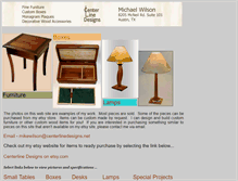 Tablet Screenshot of centerlinedesigns.net